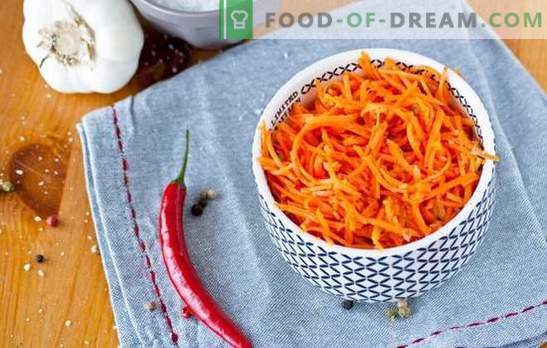 Vilka kryddor behövs för koreanska morötter och andra söta snacks?