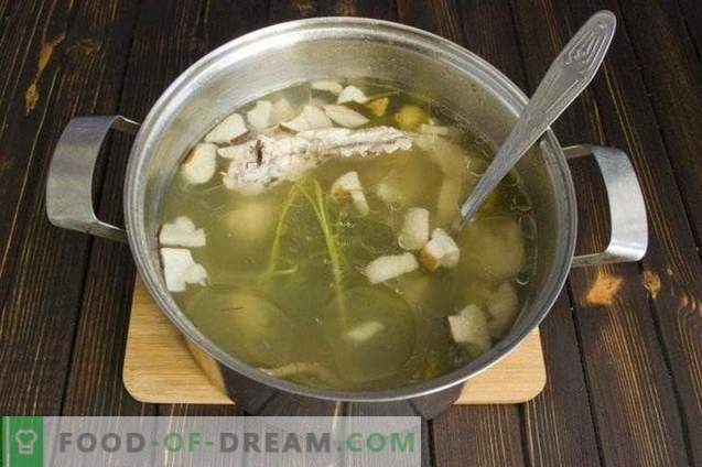 Гъбена крем супа със сметана и тиквички