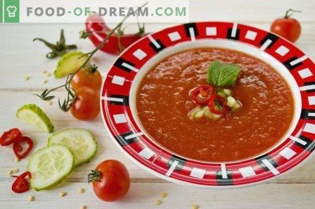 Gazpacho - kallt tomatsoppa