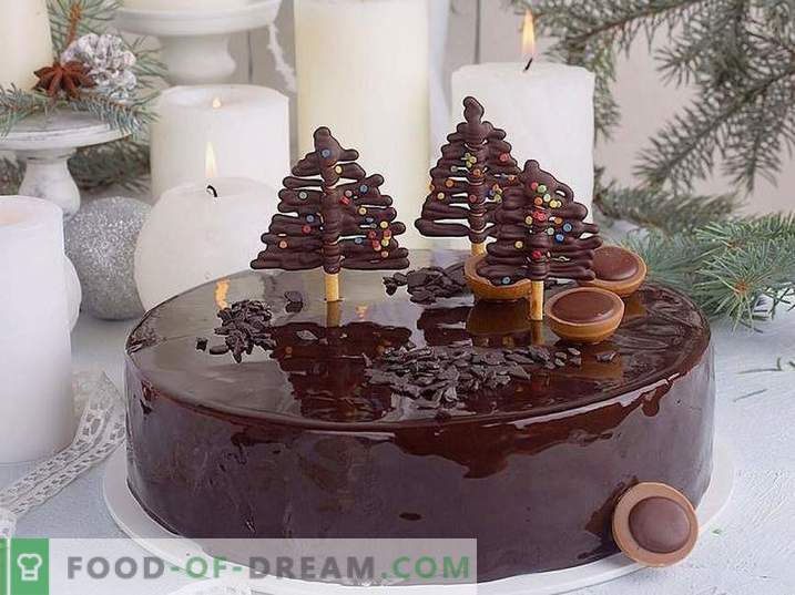 Tårta till det nya året - recept av kakor till nyårssemester