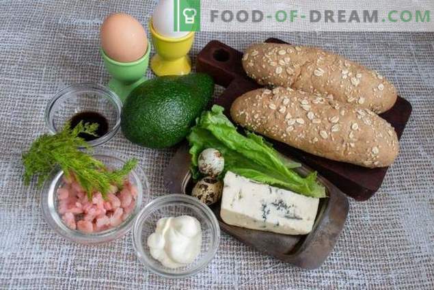 Smörgås med avokado och räkor - lätt och gott