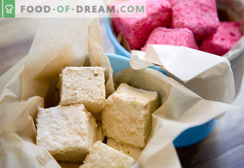 Hemlagad marshmallows - de bästa recepten. Hur man lagar marshmallows hemma.