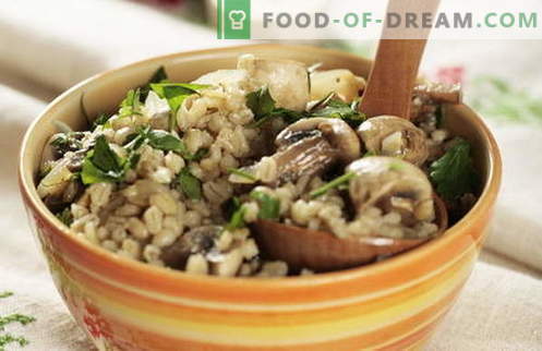 Barley porridge - the best recipes. How to cook barley porridge.