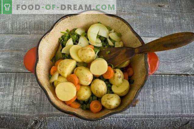 Kycklinggulasoppa med nya potatis och gröna lök