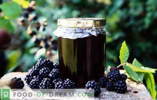 Blackberry sylt - Förbered en burk vitaminer! Recept av olika blackberry sylt för gourmeter och deras hälsa