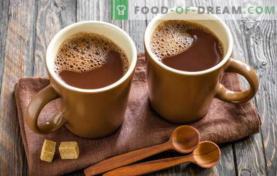 Matlagningskakao - vi gör vårt hem lyckligt! Hur man lagar kakao i mjölk, från pulver, med kondenserad mjölk, med honung, med kanel och marshmallows