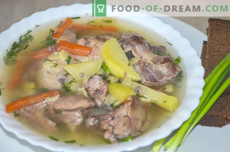 Soppa med kycklinggiblets, eller hur man lagar Gleb Zheglov-soppa - recept
