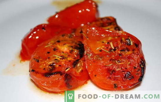 Stewed tomater - du kan laga dig för vintern! Olika maträtter, stewed tomat recept med fjäderfä, kött, etc.