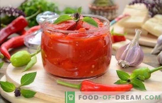Lecho med tomatjuice är ett av alternativen för att göra ett gott mellanmål. Bevisad upphovsrättsrecept lecho med tomatjuice