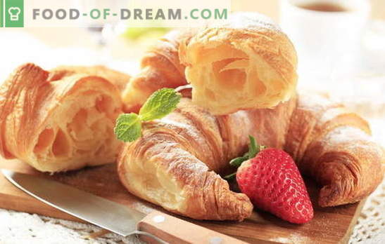 Hur man gör franska croissanter? Bakning är smakligare hemma! Franskt hemlagad croissant recept