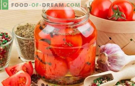 Tomater till vintern - Snabba receptämnen av tomater. Vägar av konserveringstomater - recept för vintern, snabbt och utan krångel