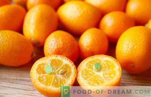 Kumquat - användbara egenskaper och användning vid matlagning. Recept med kumquat.