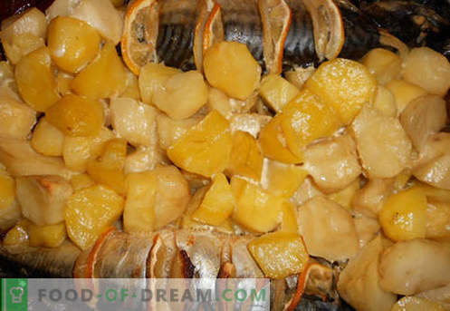 Makrill med potatis - de bästa recepten. Hur till rätt och välsmakande kockmakrill med potatis.