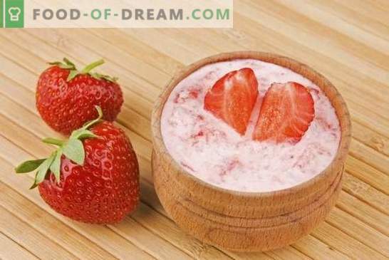 Efterrätter med jordgubbar: recept med foton för en söt sommar. Varianter av olika desserter med jordgubbar: kakor, krämer, glass, pastila