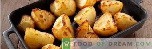 Landstil potatis - de bästa recepten. Hur man ska ordna och läckra kockpotatis i ett land.
