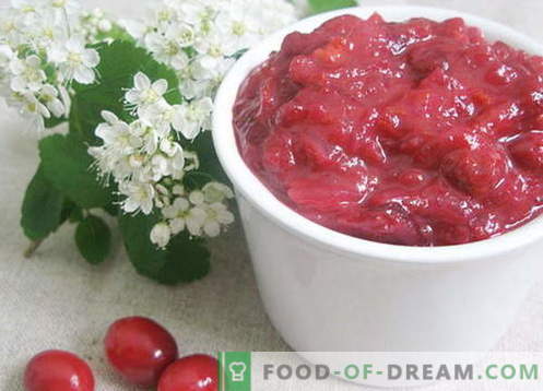 Tranbärssås - de bästa recepten. Hur till rätt och välsmakande kock tranbärsås.