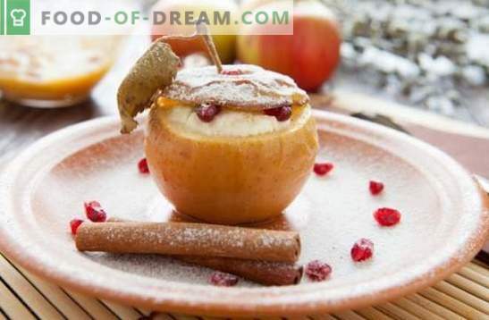 Apple dessert - en behandling med din favorit smak! Matlagning glass, pastill, bakverk, sallader och andra hemlagade efterrätter från äpplen