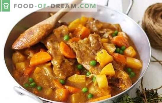 Khashlama med potatis - en riklig orientalisk maträtt. Hashlama recept med potatis och nötkött, lamm, kyckling och fläsk