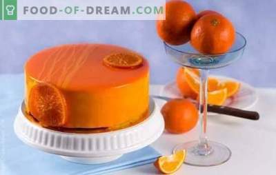 Orange glasyr - doftande bakning design. Recept orange glasyr på grädde, mjölk, choklad