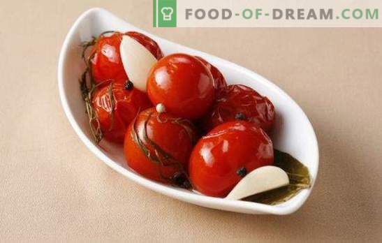 Saltade tomater för vintern: en bank av vitaminer. Enkla och läckra matlagningsmöjligheter för saltade tomater för vintern