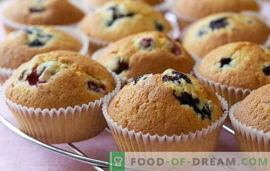 Hemlagad muffins: recept. Hur man gör citron, choklad, kockkaka i mögel hemma