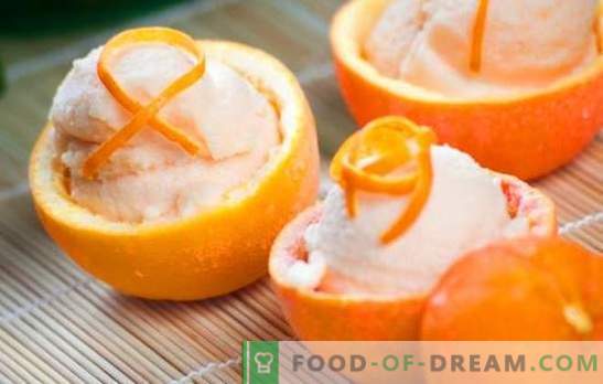 Snabb och god efterrätter med mandariner