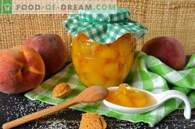Persikor konserverade i ginger sirap