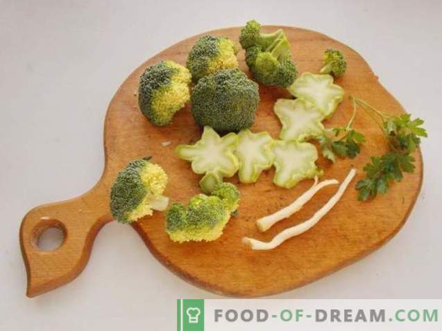 Broccoli soppa och köttbullar