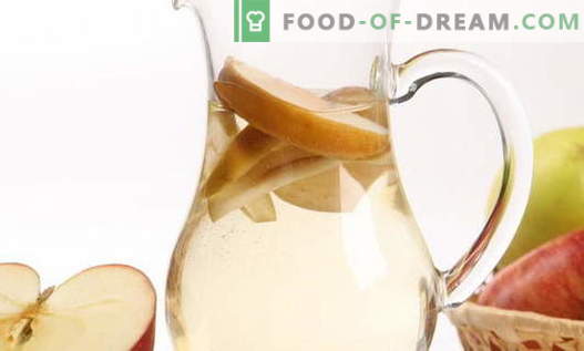 Komposit från äpplen - de bästa recepten. Hur rätt och välsmakande komposit gjord av äpplen.