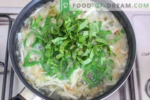 Grönsaksoppa med dumplings - tillfredsställande och hälsosam!