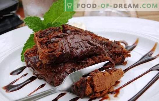 Brownies i en långsam spis - för choklad söta tänder! Olika recept för fantastisk brownie dessert i en långsam spis