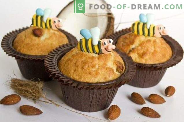 Muffins med kokosnöt
