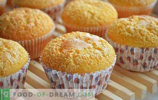 Klassiska muffins - de är perfekta! Amerikanska och våra recept av klassiska muffins med choklad, bär, russin