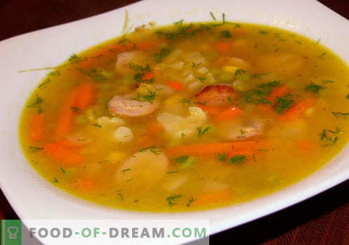Stew soppor - beprövade recept. Hur man får rätt och god kokssoppa från grytan.