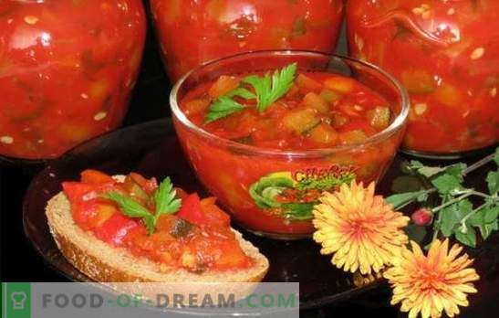 Kaviar från bulgarisk peppar - en rik räkning! Recept för olika kaviar från peppar: med tomater, äggplanter, betor, morötter