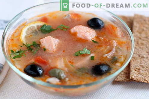 Solyanka soppa - de bästa recepten. Hur rätt och välsmakande soppsoppa.