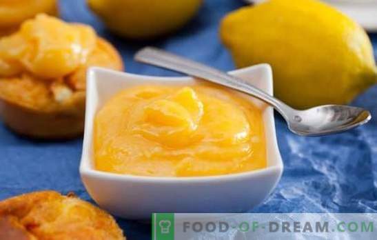 Citron Kurd - fantastisk citruskräm. Perfekt recept smaksatta citron Kurd till frukost, bakning, efterrätter