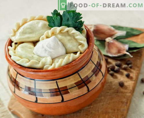 Dumplings i krukor - de bästa recepten. Hur man gör rätt och välsmakande kockdumplings i krukor.