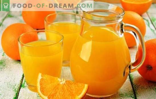 Ett ekonomiskt alternativ till en stor familj: hur man gör 9 liter juice från 4 apelsiner. Hemligheter av läckra billiga juice