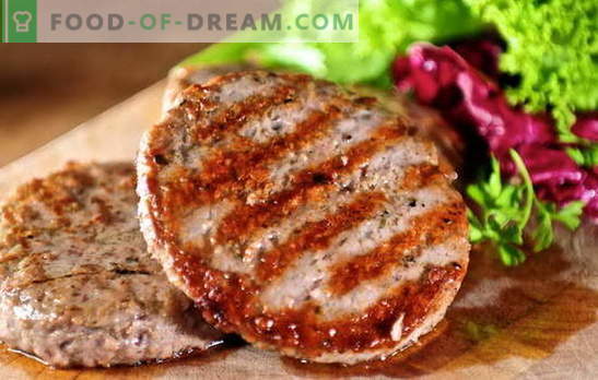 Juicy malet köttpatties: enkla och komplexa recept. Hur man gör läckra och saftiga köttbullar från malet kött: nötkött, fläsk, kyckling, fisk