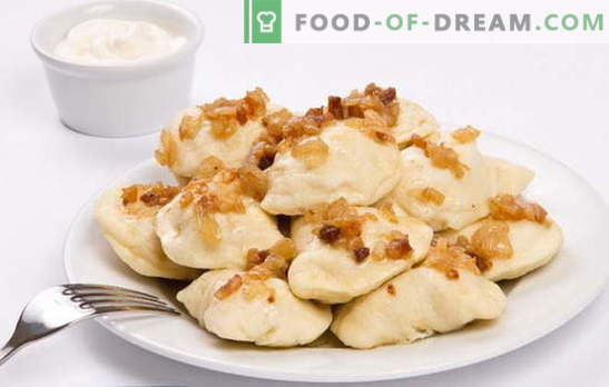 Dumplings med råa potatisar - mer bra, mindre krångel. Recept av dumplings med rå potatis och bacon, malet