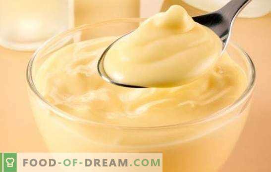 För söta älskare: steg-för-steg recept för klassisk vanilj. Matlagning vaniljong med mjölk och proteiner (steg för steg)