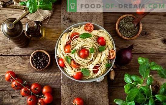Ce condimente sunt necesare pentru feluri de mâncare din paste? Acum nu numai italienii știu acest lucru.