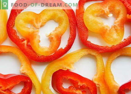 Peppar sallader är de bästa recepten. Hur man ska ordentligt och välsmakande kocksallader från peppar.