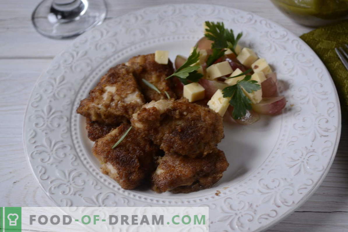 Breadad kyckling marinerad i sojasås - laga mat i 20 minuter! Steg-för-steg fotorecept av panerad kycklingfilé med en orientalisk smak