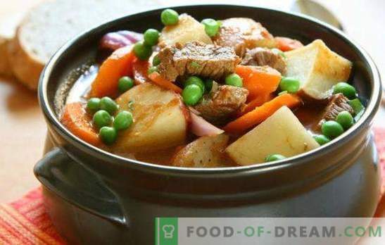 Nötkött i en kruka med potatis i ugnen är en näringsrik och mycket god maträtt. 7 bästa recepten av nötkött i en kruka med potatis i ugnen