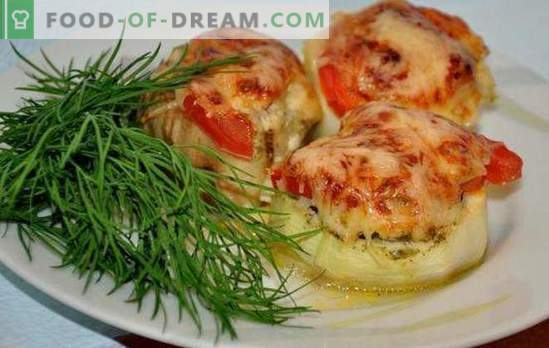 Kucchini med malet kött och tomater: hälsosam smaskig! De bästa fyllningsalternativen för kucchini med malet kött och tomater