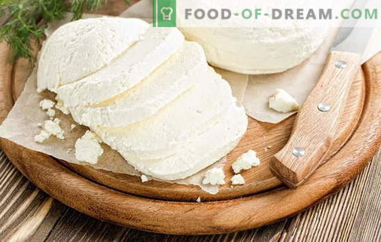 Adyghe ost hemma: utsökt under namnet! Recept för hemlagad Adygei-ost