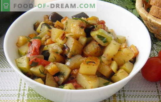 Grönsakspot med kucchini och potatis är favoritmenyn på sommarmenyn. Grönsakspottrecept med zucchini och potatis: Minsta ansträngning