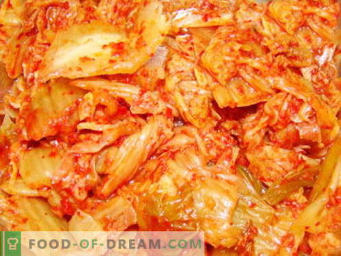 Kål på koreanska - de bästa recepten. Hur till rätt och god kokkål på koreanska.